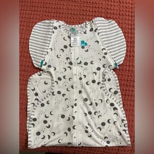 Love to Dream Cream and Gray Moon Sleep Sack